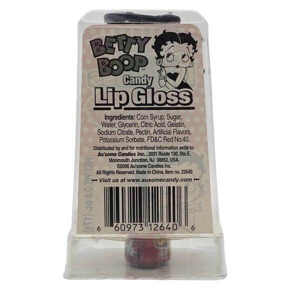 Vintage Betty Boop Keychain Inedible Candy Lip Gloss Au'some Candies 2006 Red - Picture 4 of 7